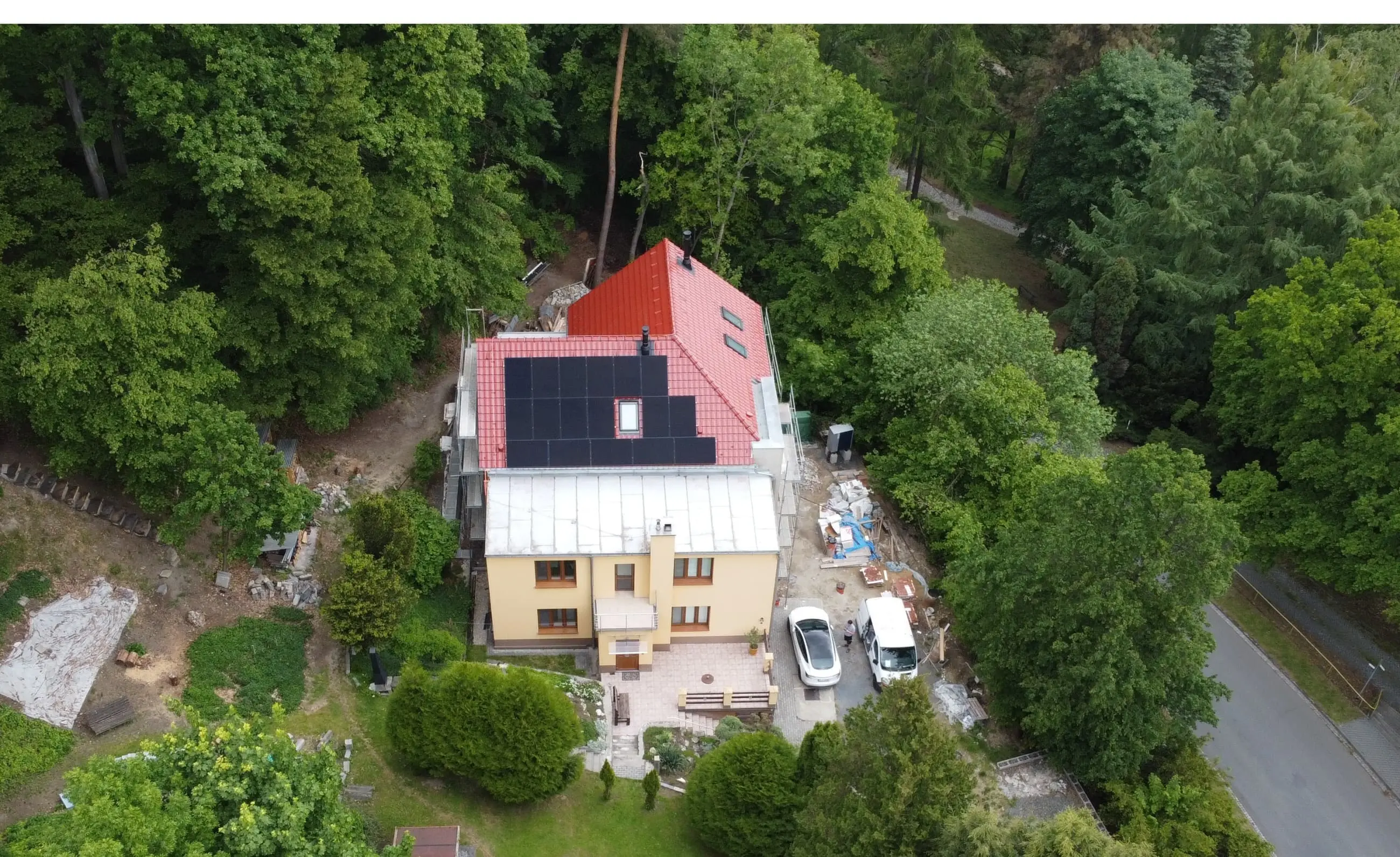 Fotovoltaika - bytový dům